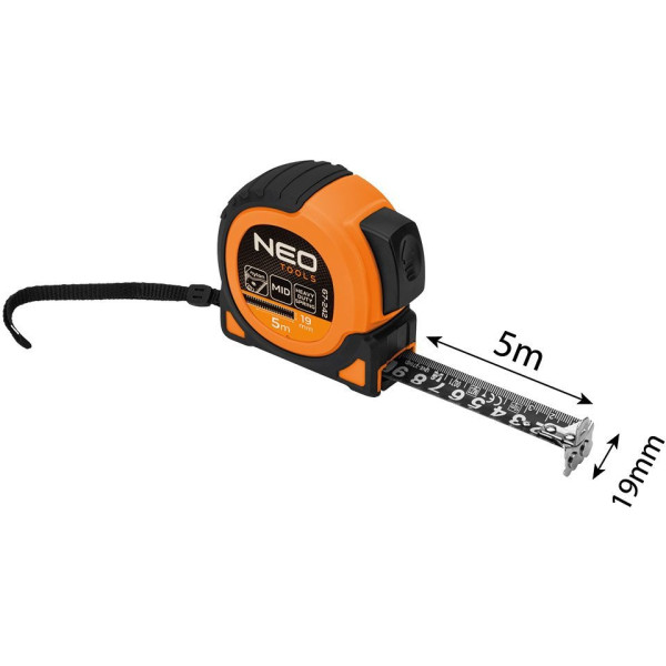 Фото - Рулетка Neo Tools 67-242 Super Black, 5мx19мм