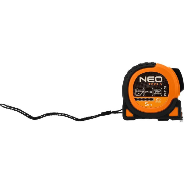 Фото - Рулетка Neo Tools 67-243 Super Black, 5мx25мм