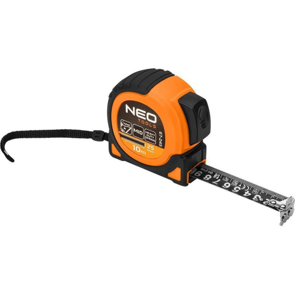 Фото - Рулетка Neo Tools 67-245 Super Black, 10мx25мм Фото - Рулетка Neo Tools 67-245 Super Black, 10мx25мм