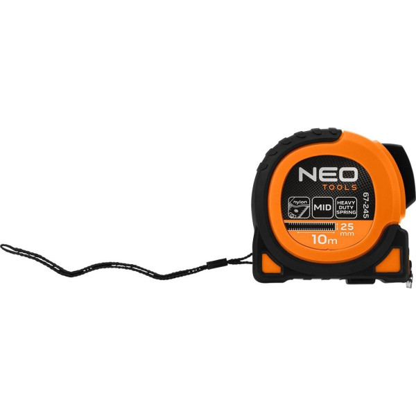 Фото - Рулетка Neo Tools 67-245 Super Black, 10мx25мм