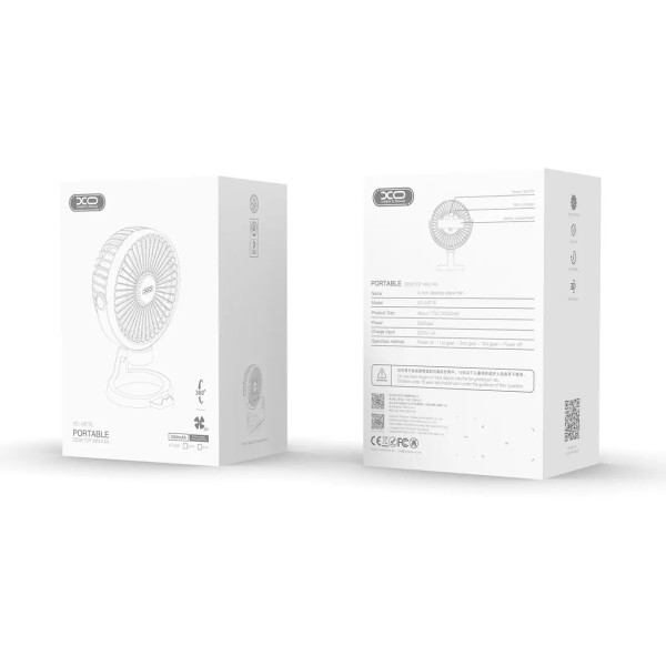 Фото - Вентилятор настільний XO MF78.white