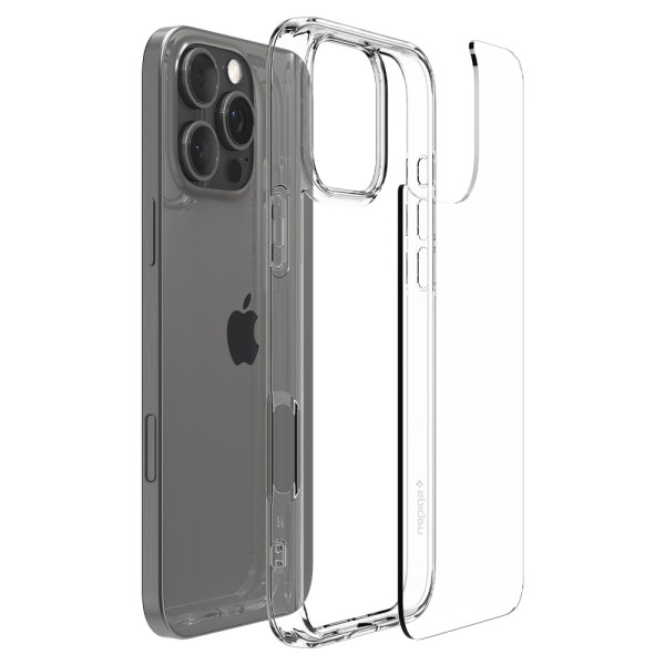 Фото - Чохол для смартфону Spigen iPhone 16 Pro Max, Ultra Hybrid, Crystal Clear (ACS07992)