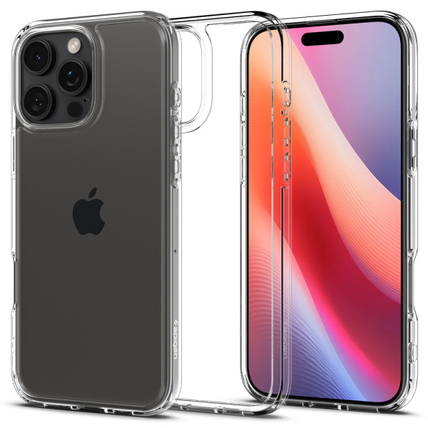 Фото - Чохол для смартфону Spigen iPhone 16 Pro Max, Ultra Hybrid, Crystal Clear (ACS07992)