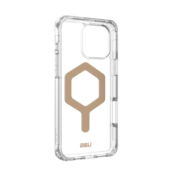 Фото - Чохол для смартфону UAG for iPhone 16 Pro Max, Plyo Magsafe, Ice/Gold (114481114381)