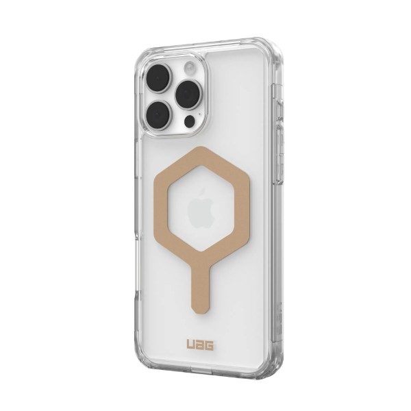 Фото - Чохол для смартфону UAG for iPhone 16 Pro Max, Plyo Magsafe, Ice/Gold (114481114381)