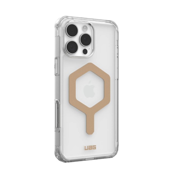 Фото - Чохол для смартфону UAG for iPhone 16 Pro Max, Plyo Magsafe, Ice/Gold (114481114381)