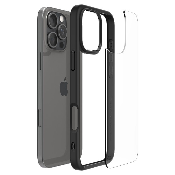 Фото - Чохол для смартфону Spigen iPhone 16 Pro Max, Ultra Hybrid, Matte Black (ACS07996)