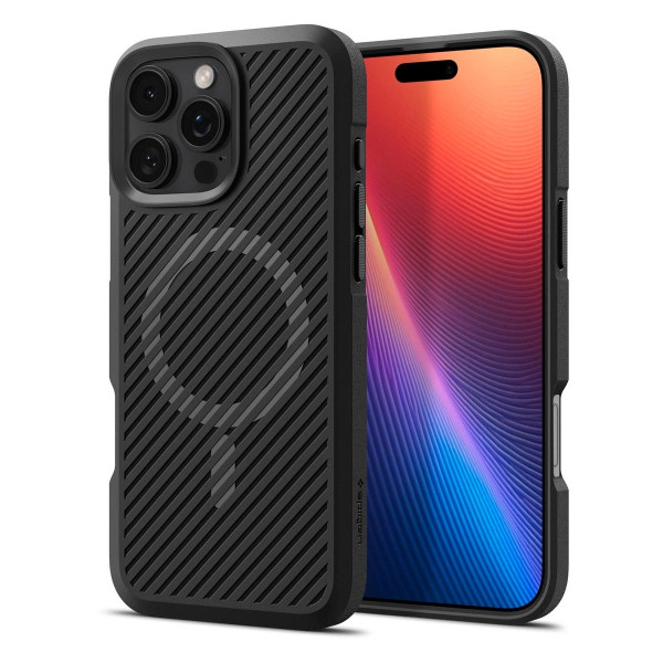 Фото - Чохол для смартфону Spigen iPhone 16 Pro Max, Core Armor MagFit, Matte Black (ACS08024)