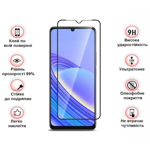 Фото - Захисне скло для смартфону BeCover for TCL 40 SE (T610K2) Black (711380)