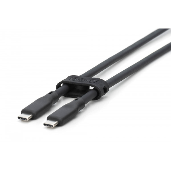 Фото - Кабель синхронізації даних Digitus USB-C 1m USB 4.0 Gen3 40G 240W (AK-300344-010-S)