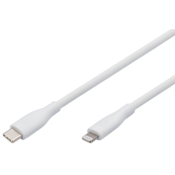Фото - Кабель Digitus USB-C Lightning 1m USB 2.0 60W (AK-600110-010-W)