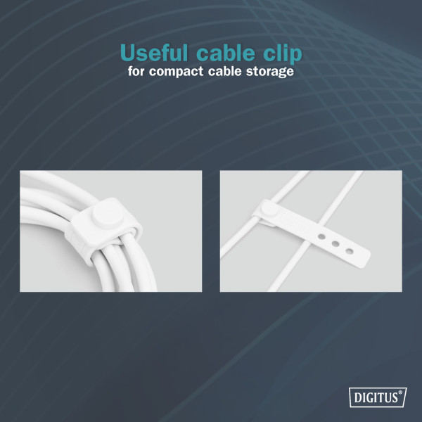 Фото - Кабель USB Type-A - USB Type-A Digitus USB-A > USB-C 2m (AK-300340-020-W)