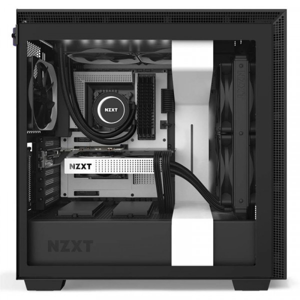 Фото - Корпус NZXT H710i Matte White-Black (CA-H710i-W1) без БП