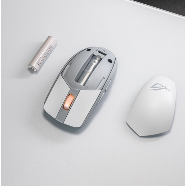 Фото - Миша бездротова ігрова Asus ROG Strix Impact III, RGB, WL/BT, White (90MP03D0-BMUA10)