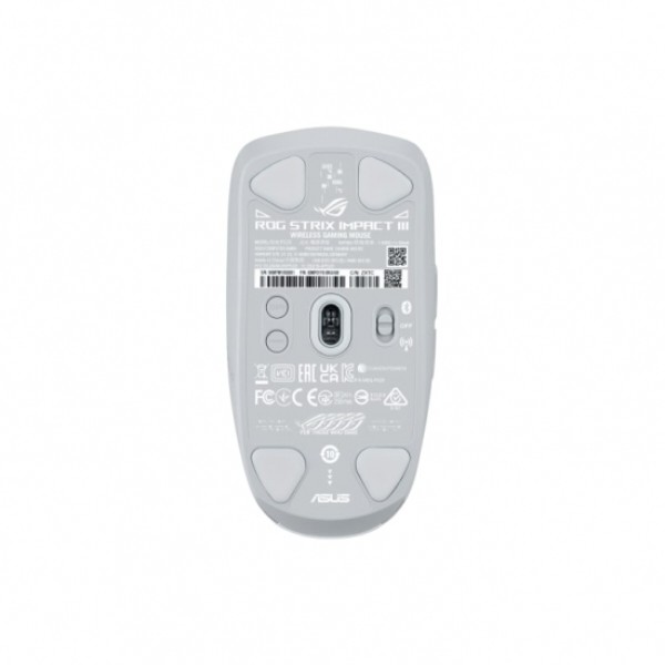 Фото - Миша бездротова ігрова Asus ROG Strix Impact III, RGB, WL/BT, White (90MP03D0-BMUA10)