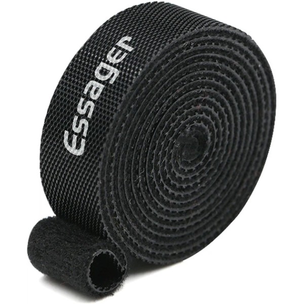 Фото - Органайзер для зберігання кабелів Essager Cable Organizer 1M Black (EXD-LX01)