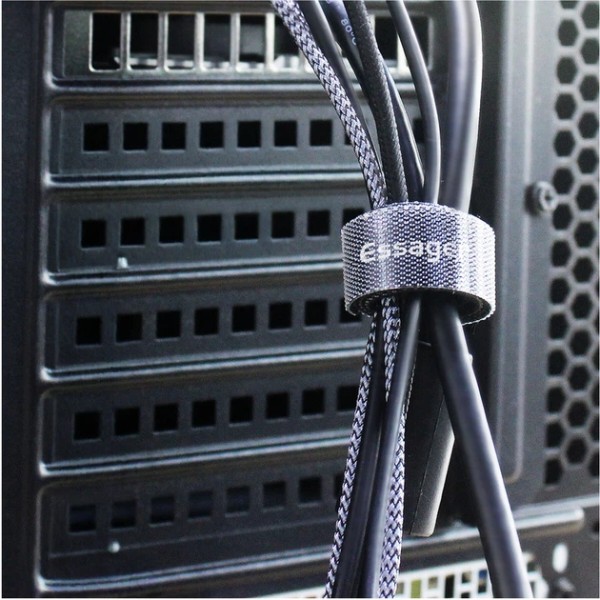 Фото - Органайзер для зберігання кабелів Essager Cable Organizer 1M Black (EXD-LX01)