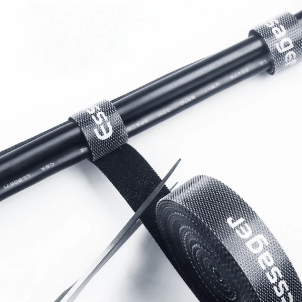 Фото - Органайзер для зберігання кабелів Essager Cable Organizer 1M Black (EXD-LX01)