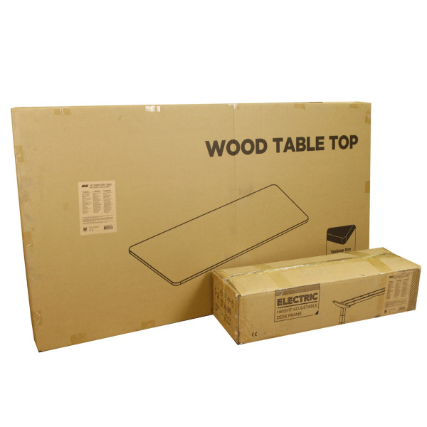 Фото - Стіл комп'ютерний 2E White (2E-CE150W-MOTORIZED)