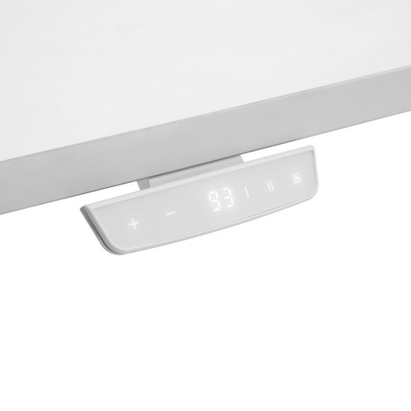 Фото - Стіл комп'ютерний 2E White (2E-CE150W-MOTORIZED)