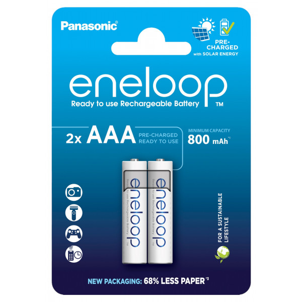 Фото - Акумулятор тип AAA Panasonic BK-4MCDE/2CP