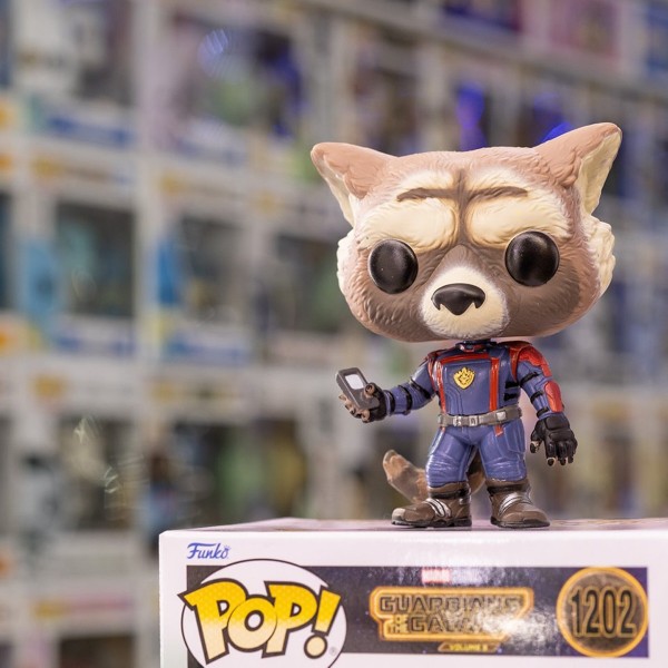 Фото - Коллекционная фигурка FUNKO POP! серии Стражи Галактики 3 - ЕНОТ РАКЕТА (67509)