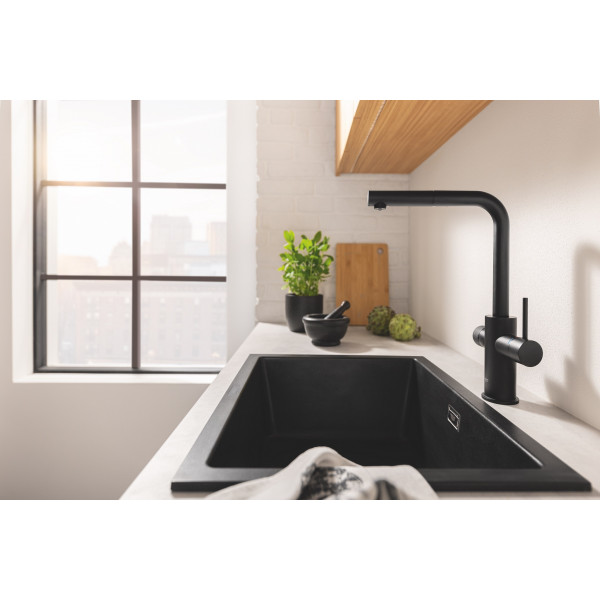 Фото - Смеситель кухонный Grohe Blue Pure Minta + Ecosoft P’URE AQUACALCIUM Mint (MO67530590KF)