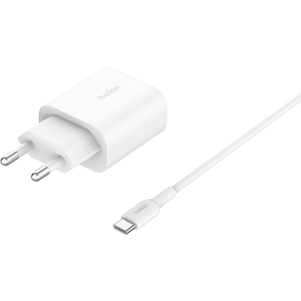 Фото - Бездротовий зарядний пристрій Belkin 3в1 Magnetic Foldable Qi2 White (WIZ029VFWH)