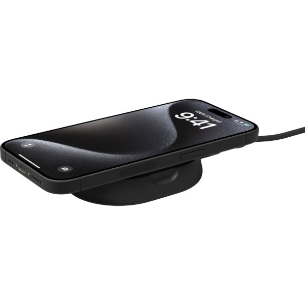Фото - Беспроводное зарядное устройство Belkin 15Вт Magnetic Stand Qi2, адаптер 20Вт USB-C Black (WIA008VFBK)