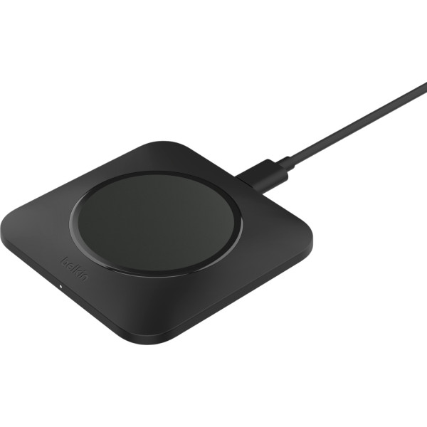 Фото - Бездротовий зарядний пристрій Belkin 15Вт Pad Easy Align Black (WIA007VFBK)