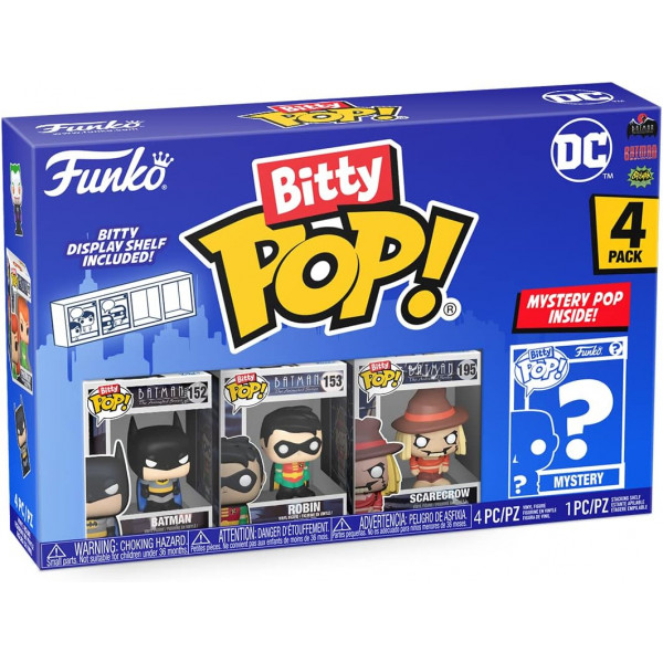 Фото - Колекційні фігурки набір FUNKO POP (Bitty): DC - Batman 4PK (71311) Фото - Колекційні фігурки набір FUNKO POP (Bitty): DC - Batman 4PK (71311)