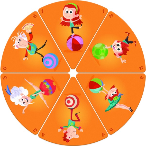 Фото - Настольная игра Janod Happy Families Цирк (J02755)