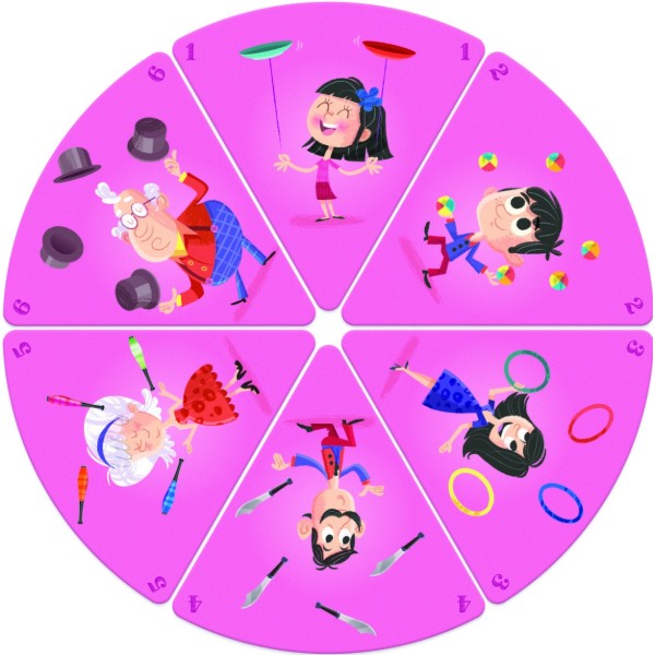 Фото - Настольная игра Janod Happy Families Цирк (J02755)