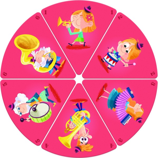 Фото - Настольная игра Janod Happy Families Цирк (J02755)