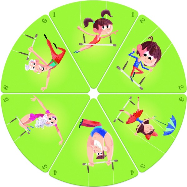 Фото - Настольная игра Janod Happy Families Цирк (J02755)