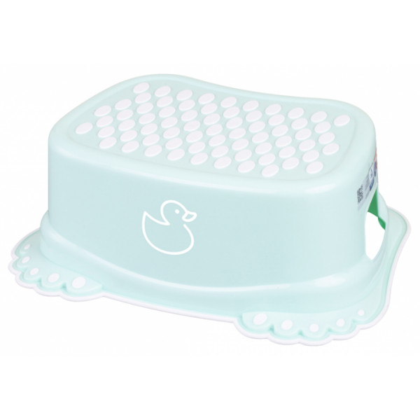 Фото - Підставка дитяча під умивальник Tega Baby Каченя з антиковзаючою гумою Салатовий (DK-006-131)