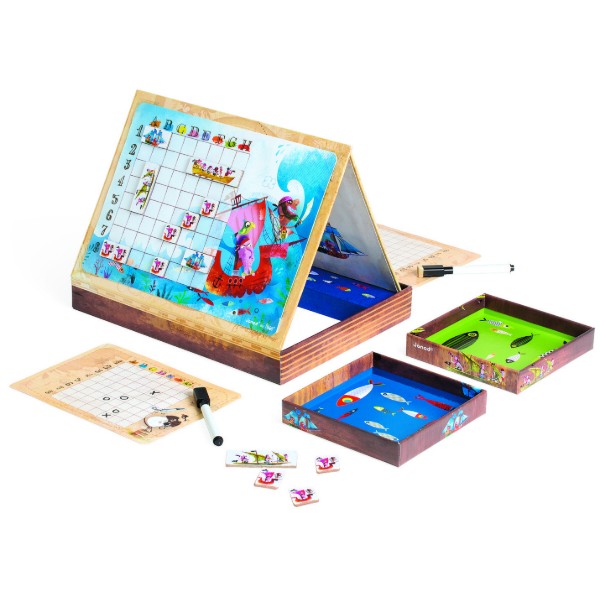 Фото - Настольная игра (5-7 лет) Janod Битва пиратов (J02835)