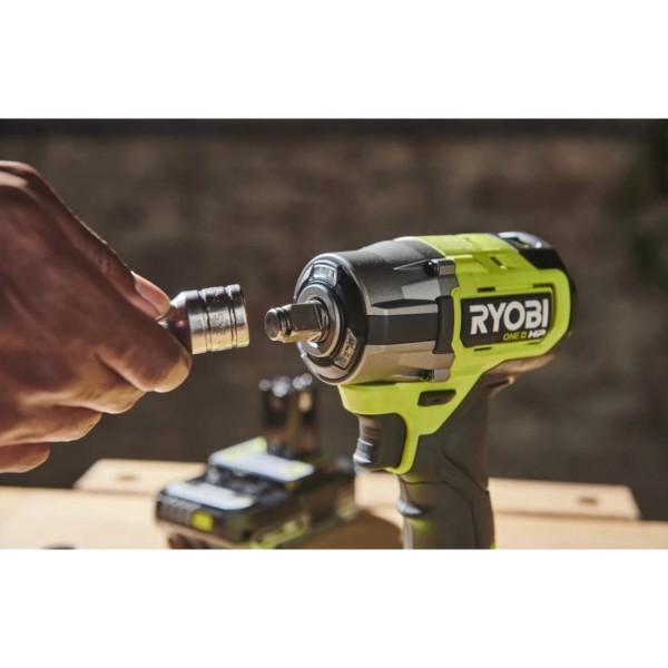 Фото - Гайковерт акумуляторний Ryobi ONE+ HP RIW18C-0  без АКБ та ЗП (5133005898)