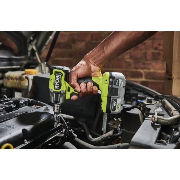 Фото - Гайковерт акумуляторний Ryobi ONE+ HP RIW18C-0  без АКБ та ЗП (5133005898)