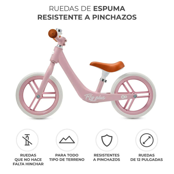 Фото - Біговел Kinderkraft Fly Plus Pink (KRFLPL00PNK0000)