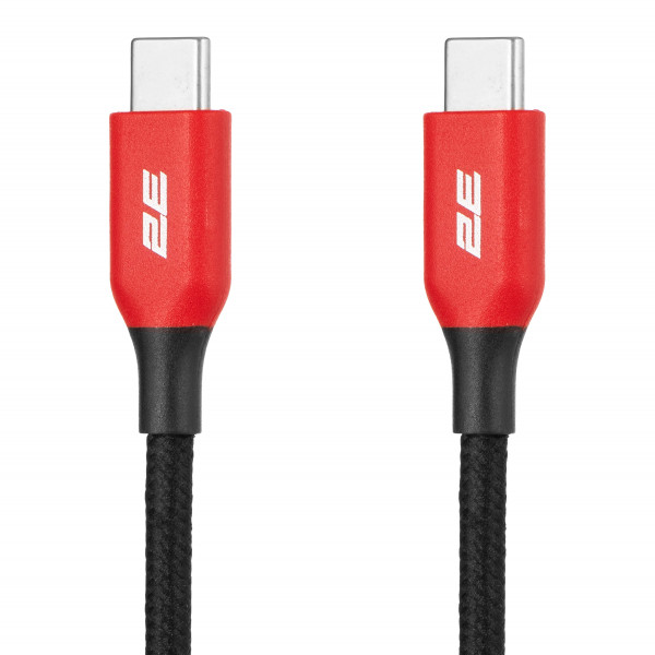 Фото - Кабель синхронізації даних 2E USB-C > USB-C (2E-CC100-WH)