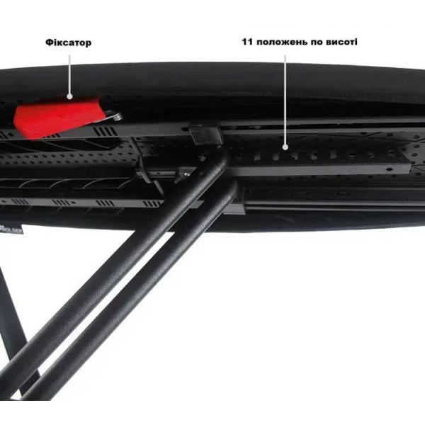 Фото - Прасувальна дошка Rolser K-Surf Black Tube Plata (K07002-1029)