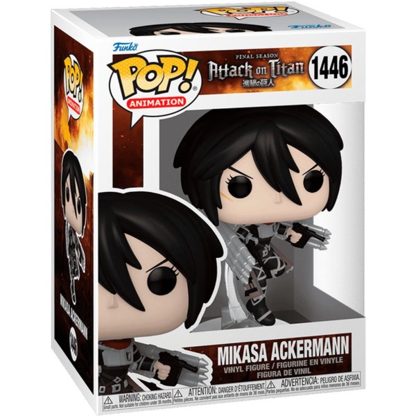 Фото - Коллекционная фигурка FUNKO POP! cерии Атака титанов - МИКАСА АКЕРМАНН (67929)