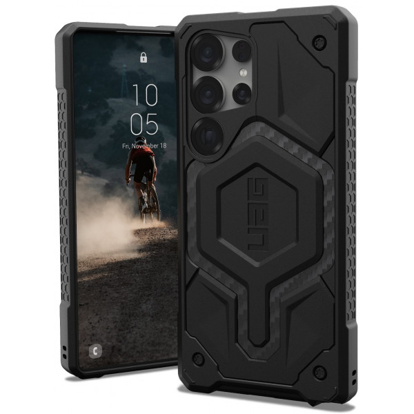Фото - Чохол для смартфону UAG for Samsung Galaxy S25 Ultra Monarch, Carbon Fiber (214464114242)