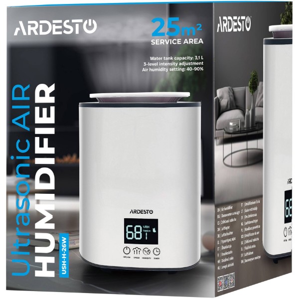 Фото - Увлажнитель воздуха ARDESTO USH-H-26W