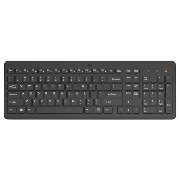 Фото - Клавіатура бездротова HP 220, 104key, WL, EN/UK Black (805T2AA)