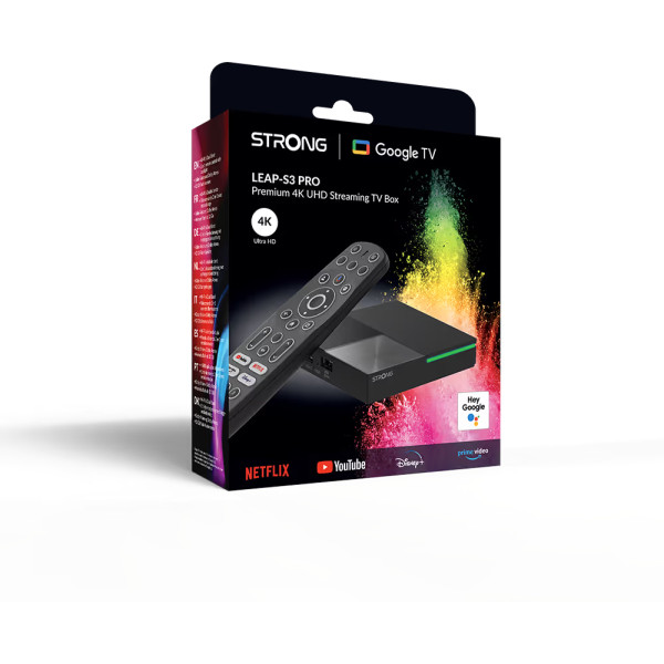 Фото - Стаціонарний медіаплеєр Strong Android TV box LEAP-S3 PRO