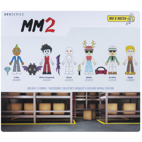 Фото - Набір ігрових фігурок DevSeries Multipack Murder Mystery 2: Powers Pack, 6 фігурок та аксесуари (CRS0093)