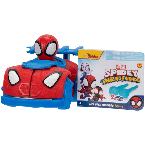 Фото - Наземна спецтехніка Spidey Little Vehicle Web Dart Zoomers Спайді (SNF0288)