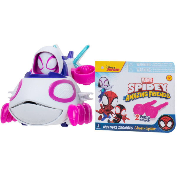 Фото - Базовий ігровий транспорт для малюка Spidey Little Vehicle Web Dart Zoomers Привид-павук (SNF0289)